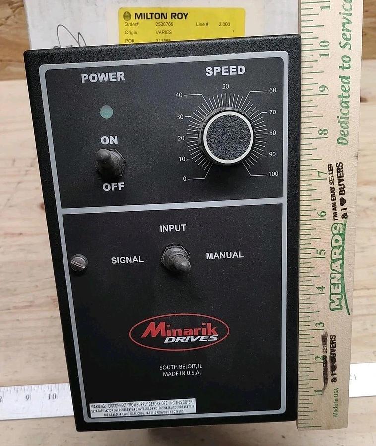 NEW Minarik Drives MM301A DC Motor Controller