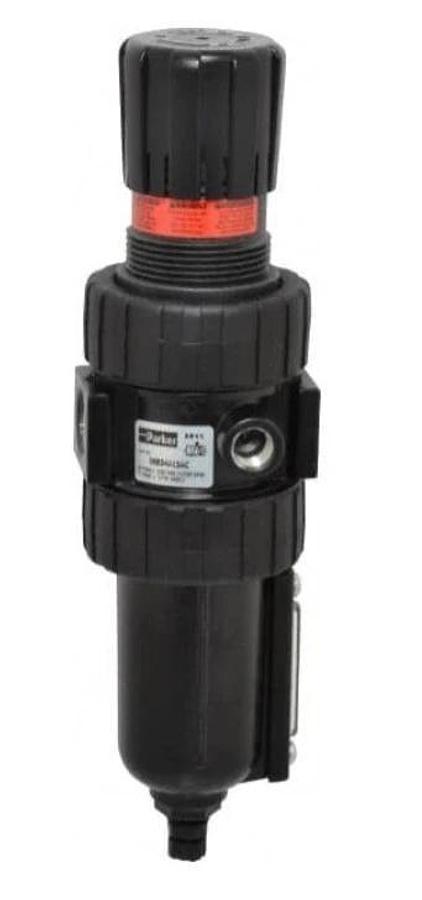 NEW Parker 06E34A13AC Piggyback Filter/Regulator 25 PSI, 1/2in. Ports, 61 SCFM