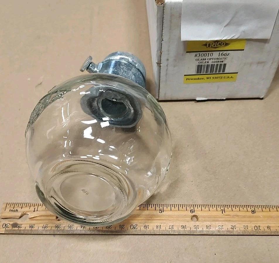 NEW Trico 30010 Optomatic 16oz Oiler, Reservoir 1/4” NPT outlets
