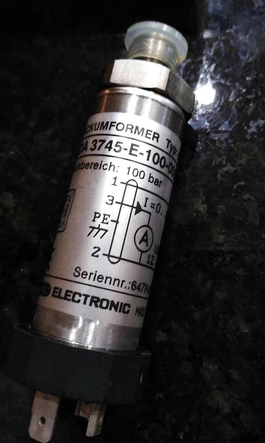 NOS HYDAC HDA 3745-E-100-00 PRESSURE TRANSDUCER 100bar