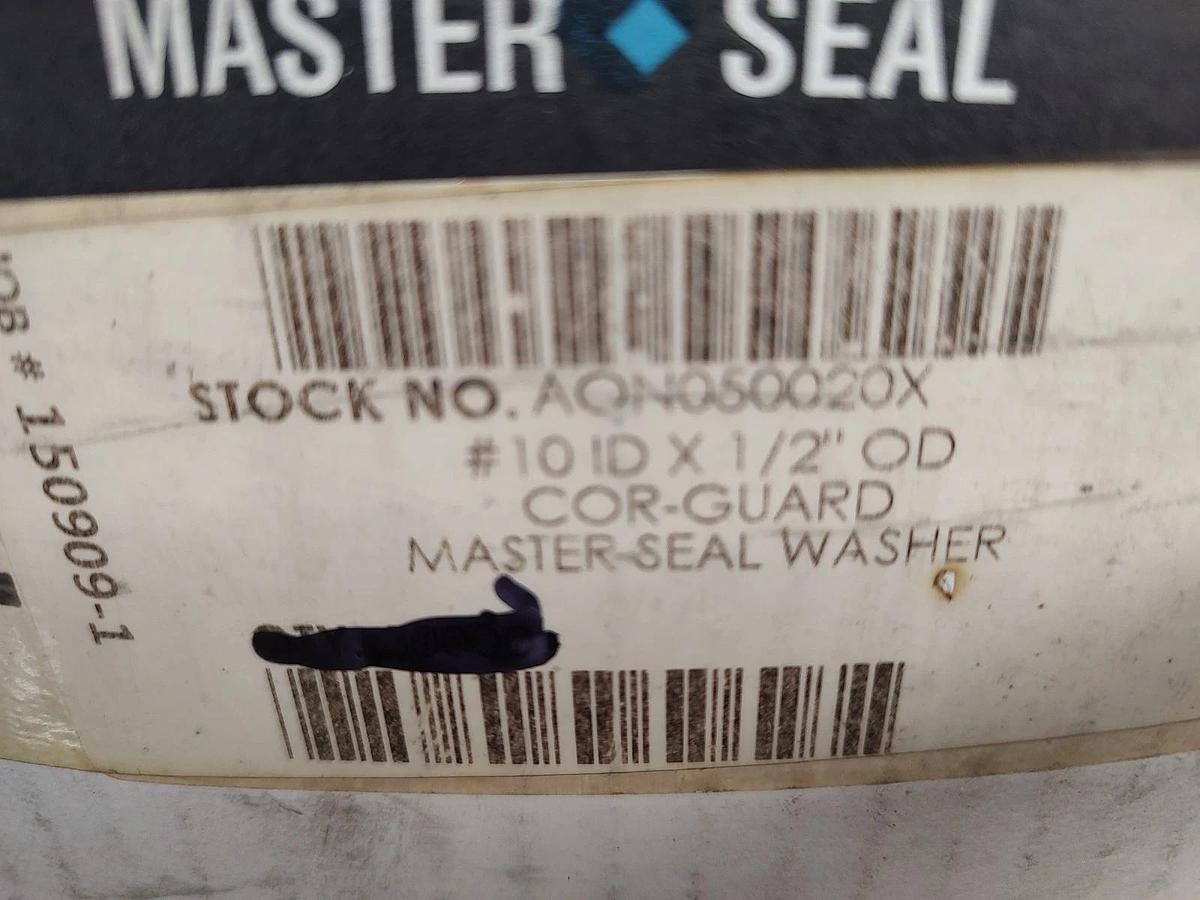 NEW 1 pound Aztec Masterseal washers AON050020X #10 x 1/2"OD Aluminum w/Neoprene