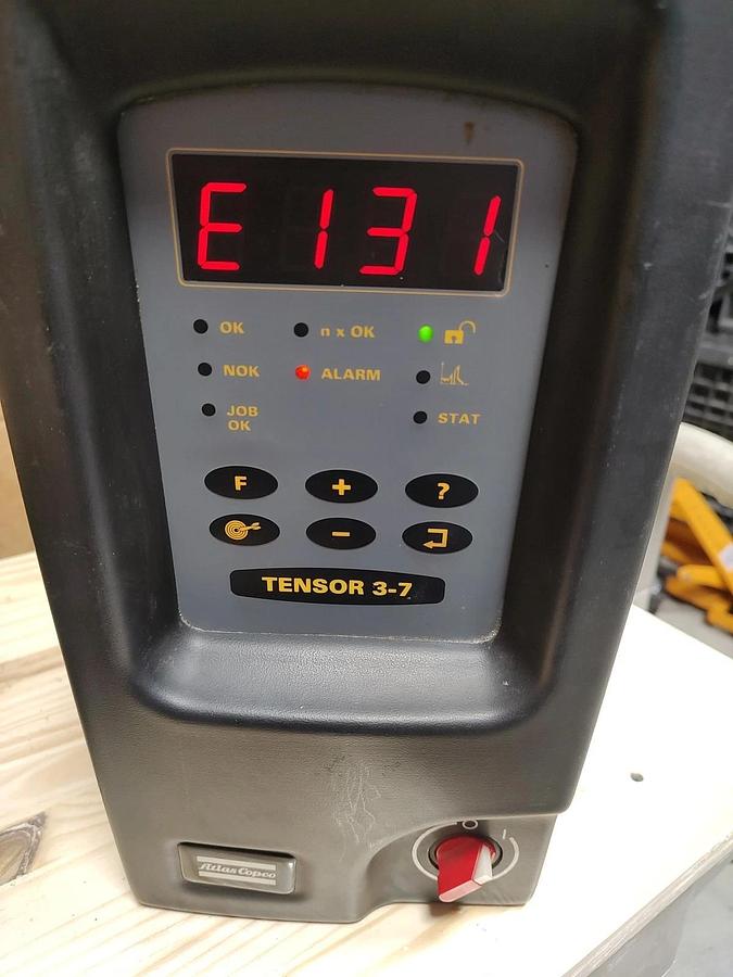 Used USED & Powers UP! Atlas Copco PF3107-C-EIP-HW Tensor 3-7 Nutrunner Controller