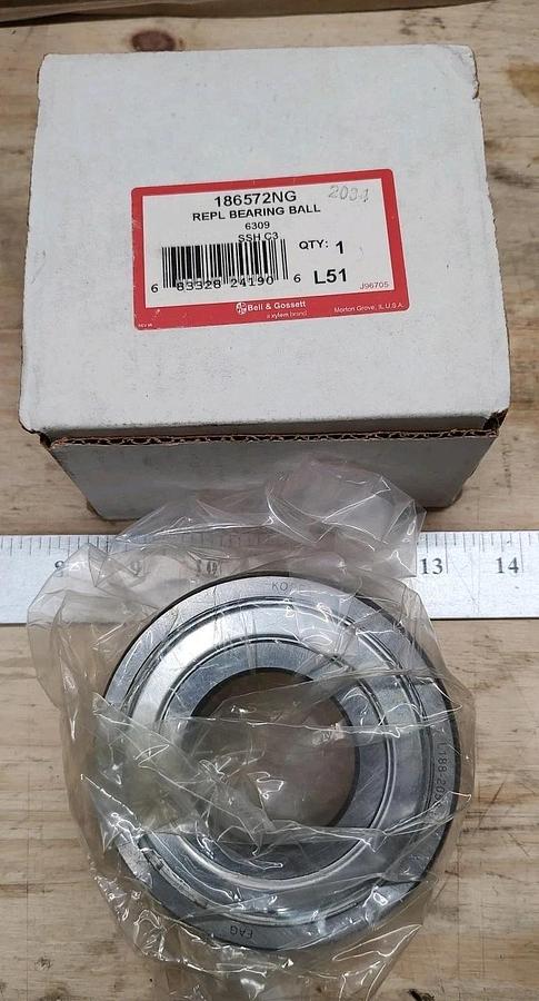 NEW Bell & Gossett 186572NG Coupler-End Ball Bearing (Series 1510/E1510)
