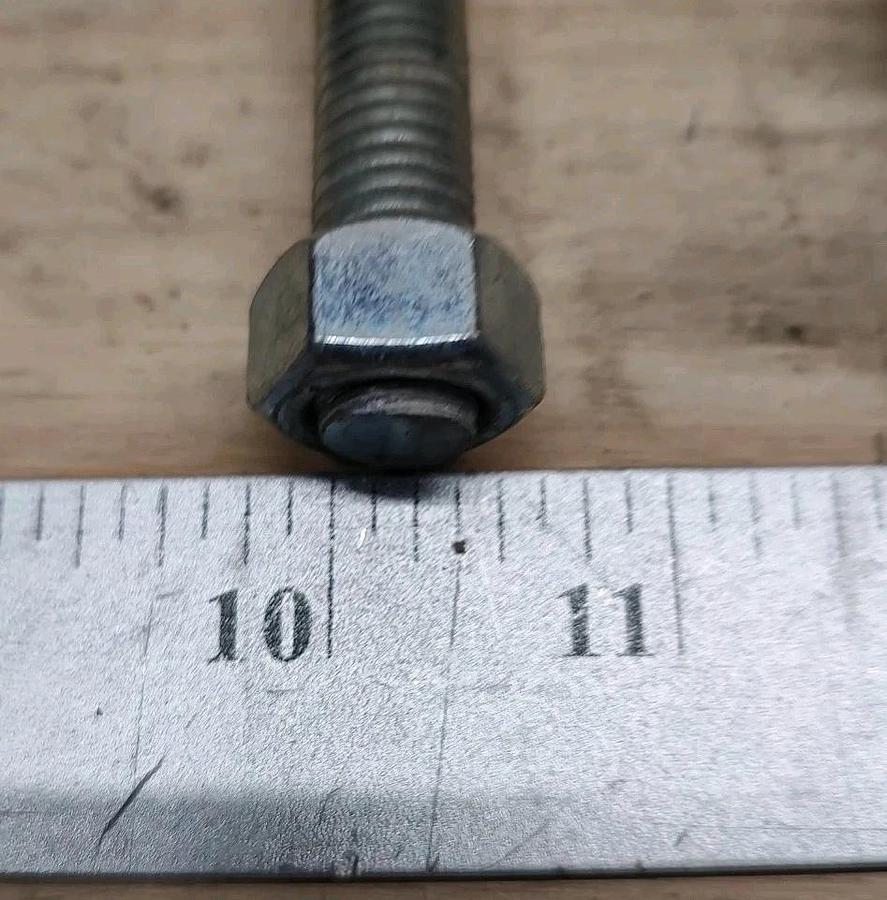 LOT Of 2 NEW 6" Pipe U-Bolt 1/2"-13 Thread Carbon Steel