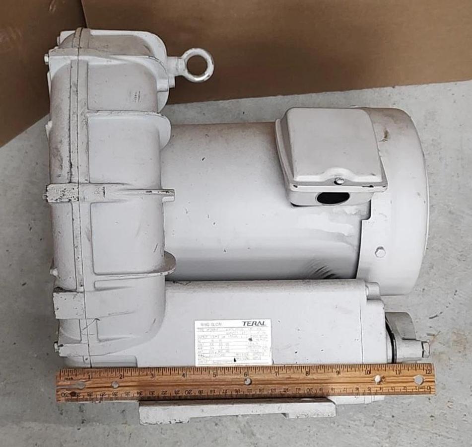 Teral Ring Blower VFC508AF 6.86 kPa 3phase, 2pole, 200-220V motor 1.5" in/out