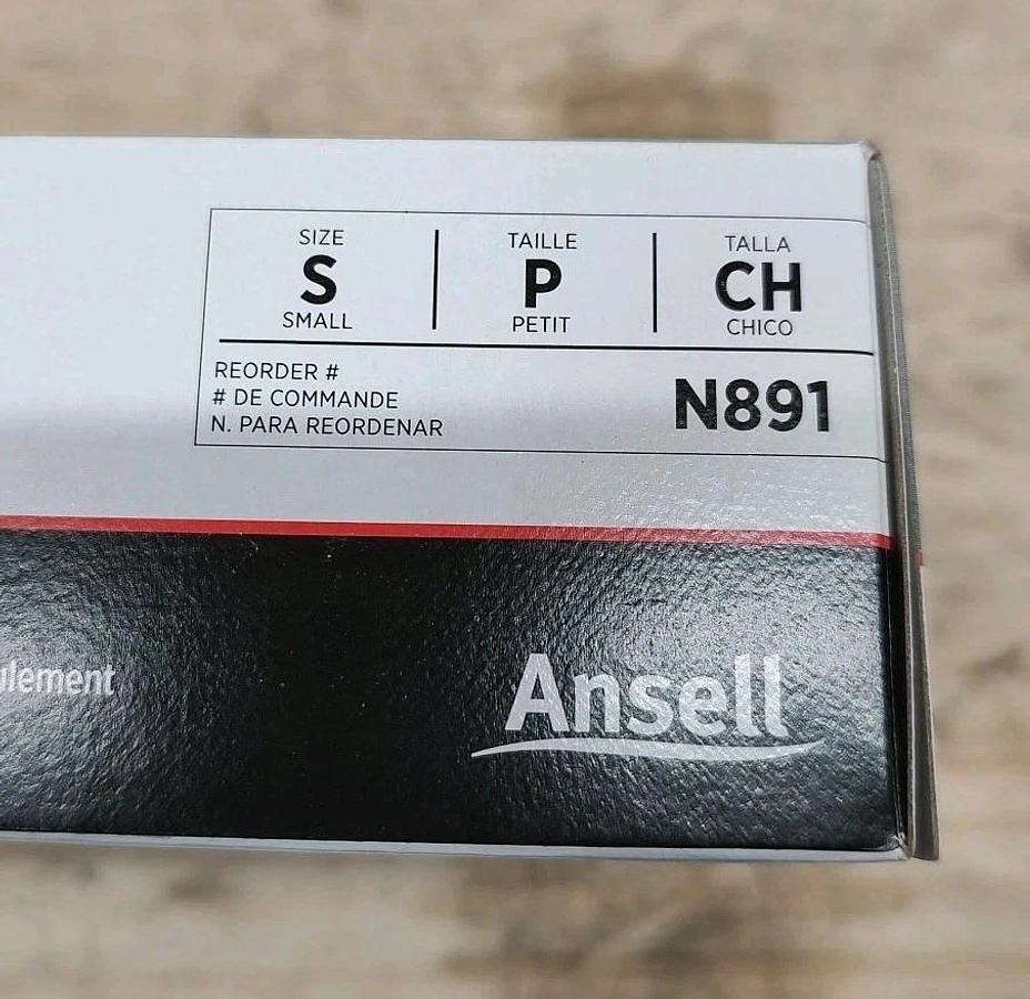 NEW Box of 50 Ansell N891 Microflex SMALL Nitrile Powder-free