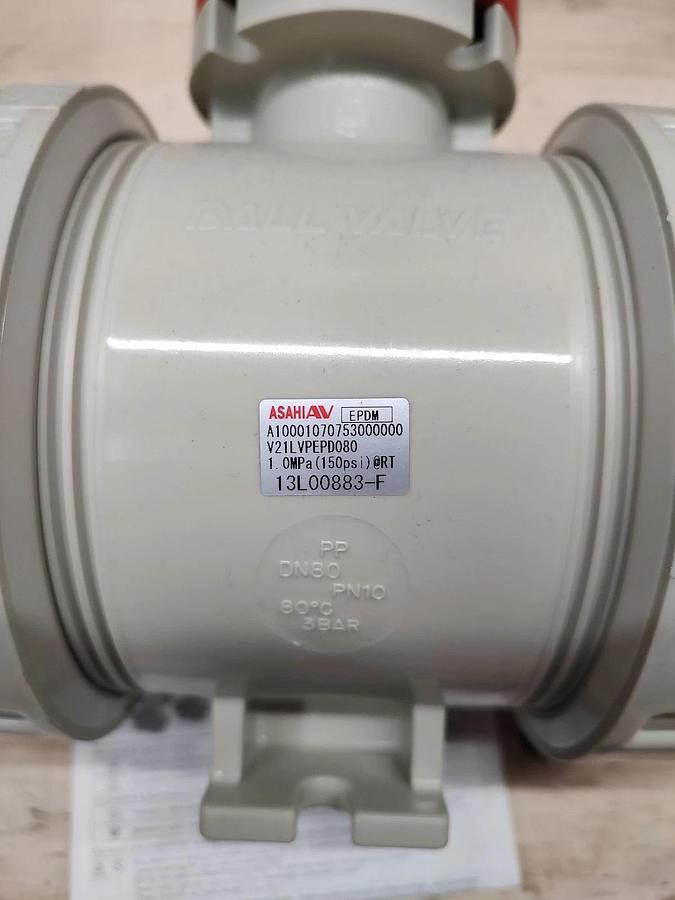 NEW ASAHI 3” Ball Valve Type 21 EPDM 16120030 Socket/spigot Ends