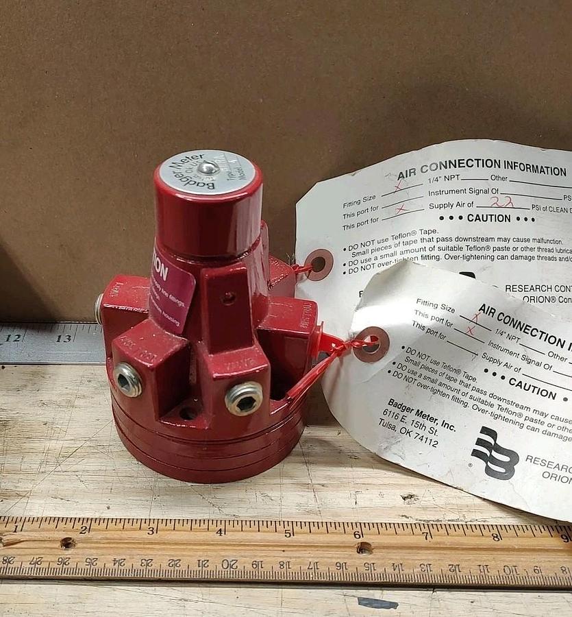 NEW BADGER RESEARCH BLRA MODEL 4 PNEUMATIC Acutator for precison control VALVE