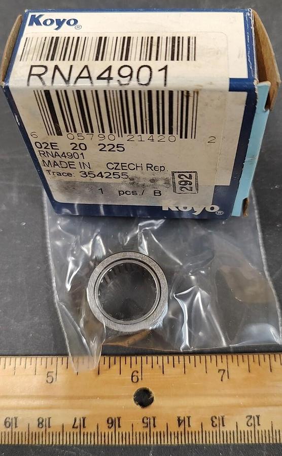 NEW Lot of 1 Koyo RNA4901 Needle Roller Bearing - 16mmBorex24mmODx13mmW   A2