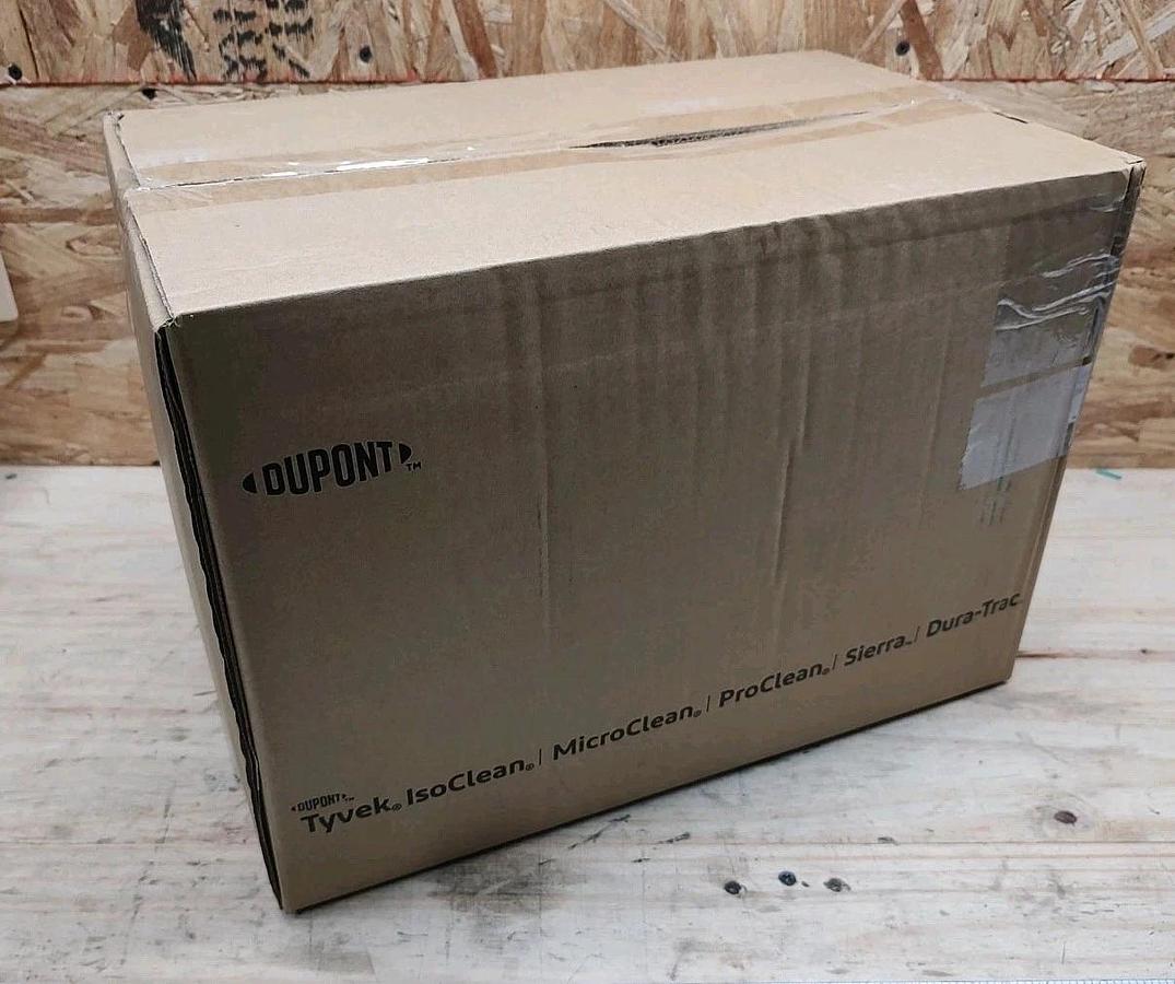 NEW CASE of 25 SIZE 4X DuPont Tyvek Suit IsoClean IC181SWH4X002500 Prepper suit
