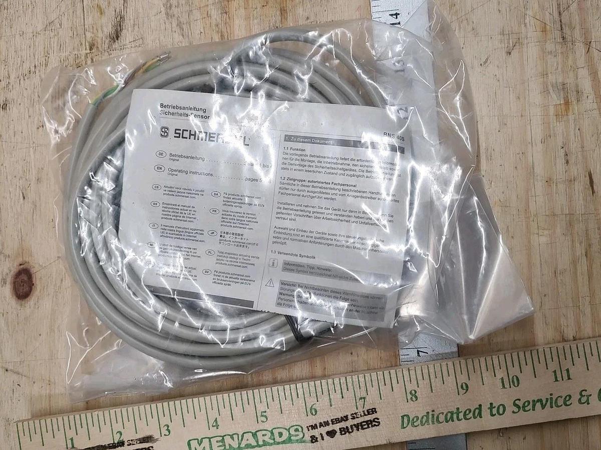 NEW Schmersal 103000648 Magnetic Safety Sensor BNS 40S-12ZG 5 meters long