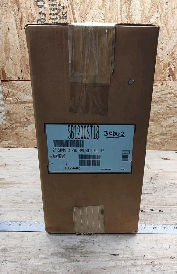NEW 2" Hayward SB1200ST18 Simplex Basket Strainer PVC Socket/Thd Connectors