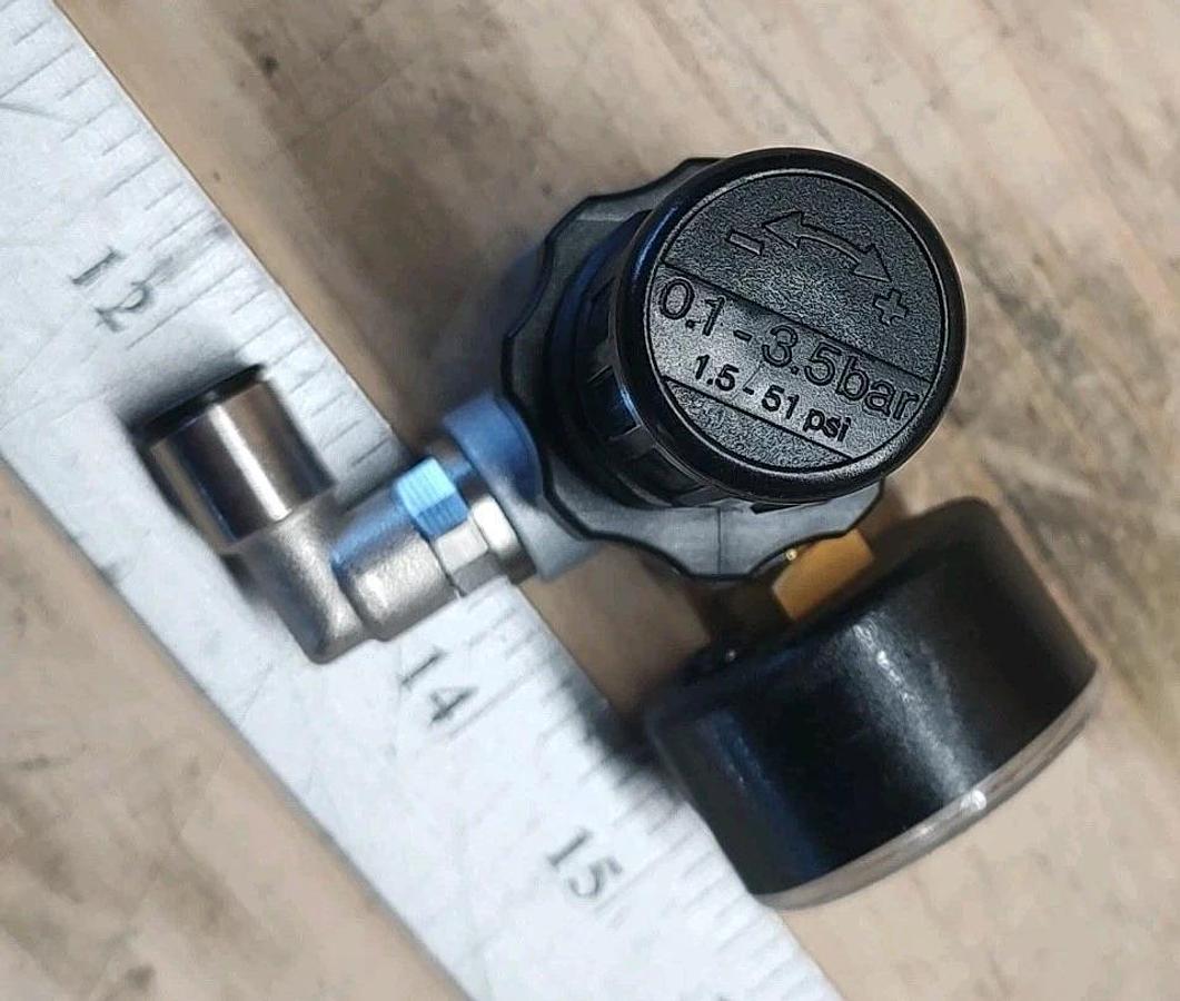 NEW 1/4" MINI REGULATOR W/ 1.5" GAUGE FOR Air COMPRESSORS