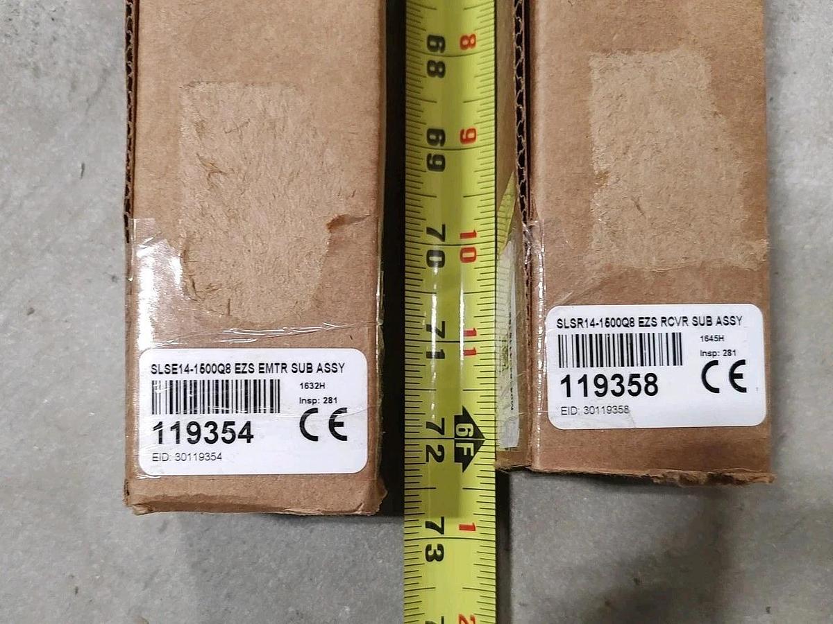 NEW & UNUSED BANNER SLSE14-1500Q8 EZ Screen Safety Light Curtain EMTR & RCVR