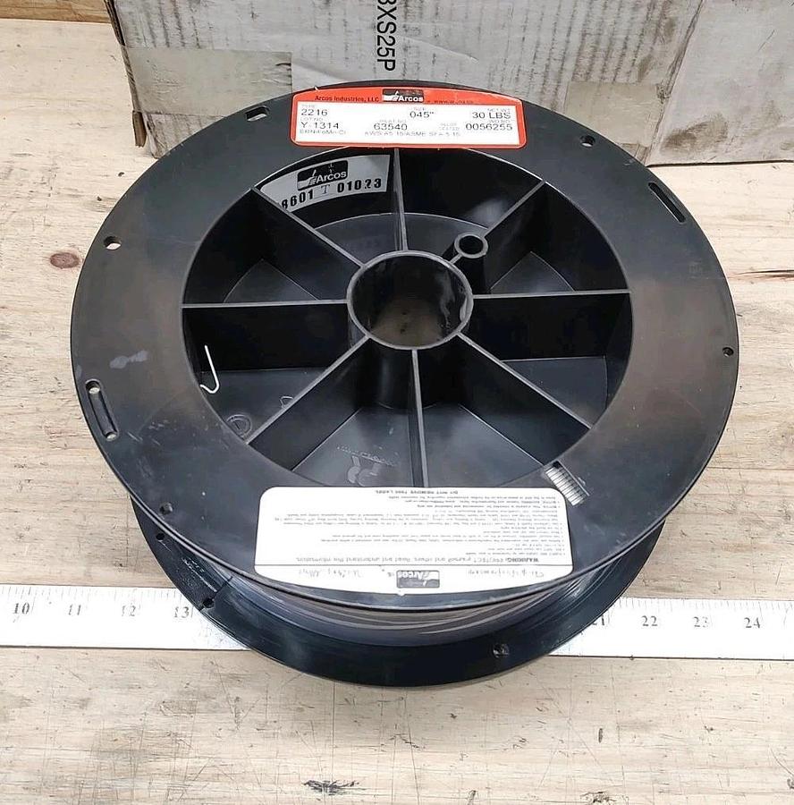 NEW Open Box Arcos 2216 Size .045" 30lb Spool Welding Wire ERNiFeMn-CI