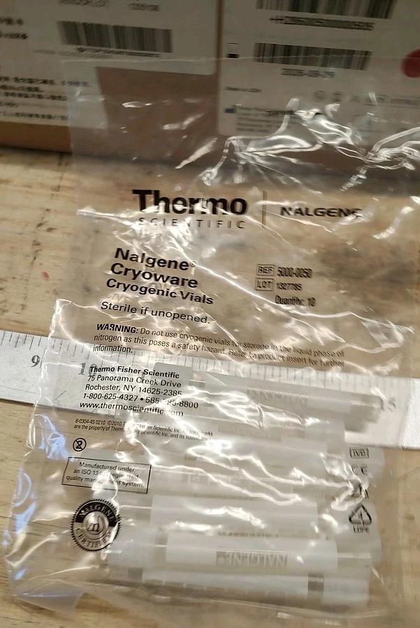 NEW Case Of 250 Thermo Scientific 5.0mL 5000-0050 Nalgene Cryogenic Tubes