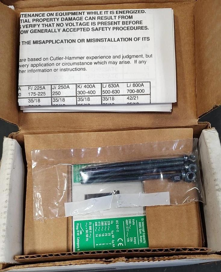 NOS Cutler- Hammer GI3060D Circuit Breaker 60A 415VAC 3pole thermal magnetic