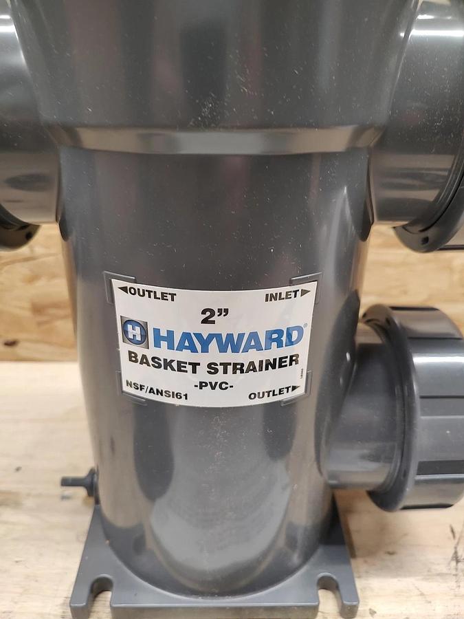 NEW 2" Hayward SB1200ST18 Simplex Basket Strainer PVC Socket/Thd Connectors