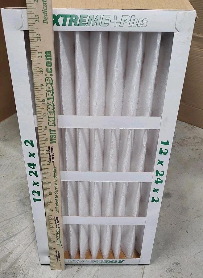 NEW Case of12 AirGuard XP-STD2-210 12x24x2 Xtreme Plus MERV8 HVAC Filter 0474810