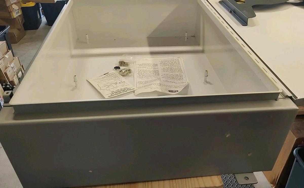 NEW &UNUSED Hoffman A362408LP Electrical Enclosure 36" Tall x 24" Wide x8" Deep