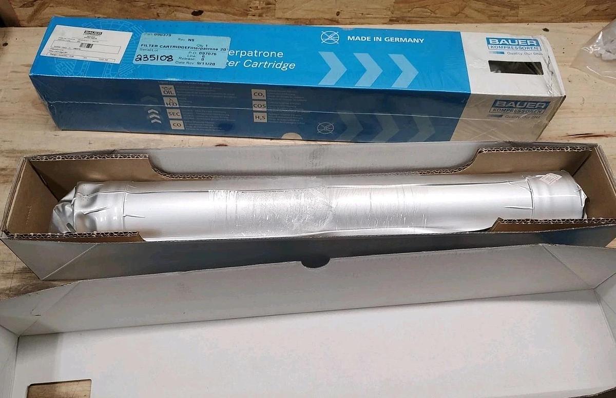 NEW BAUER KOMPRESSOREN Filter 090379 For Filter system P40/P4120" For Oil/Water
