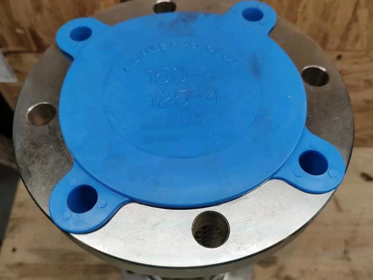 NEW 4" X 18" 150# Flanged 304 Stainless Braided Flex Hose Pipe Expansion Joint