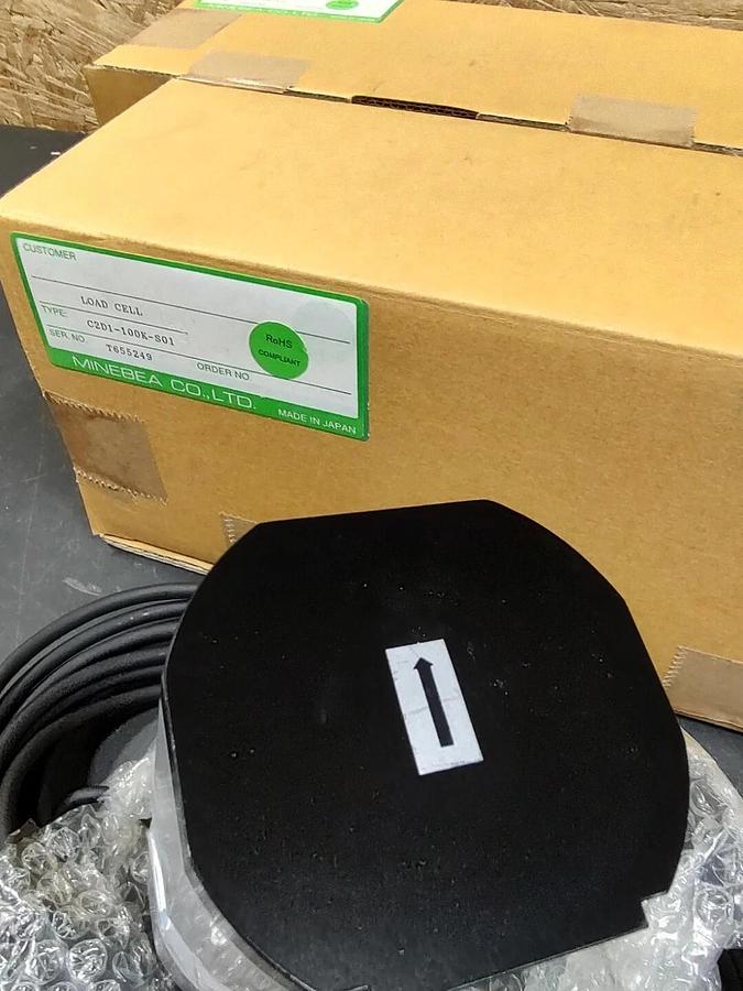 NOS MINEBEA / NMB LOAD CELL Type C2D1-100K-S01 - 100kg 220lb capacity