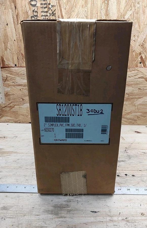 NEW 2" Hayward SB1200ST18 Simplex Basket Strainer PVC Socket/Thd Connectors