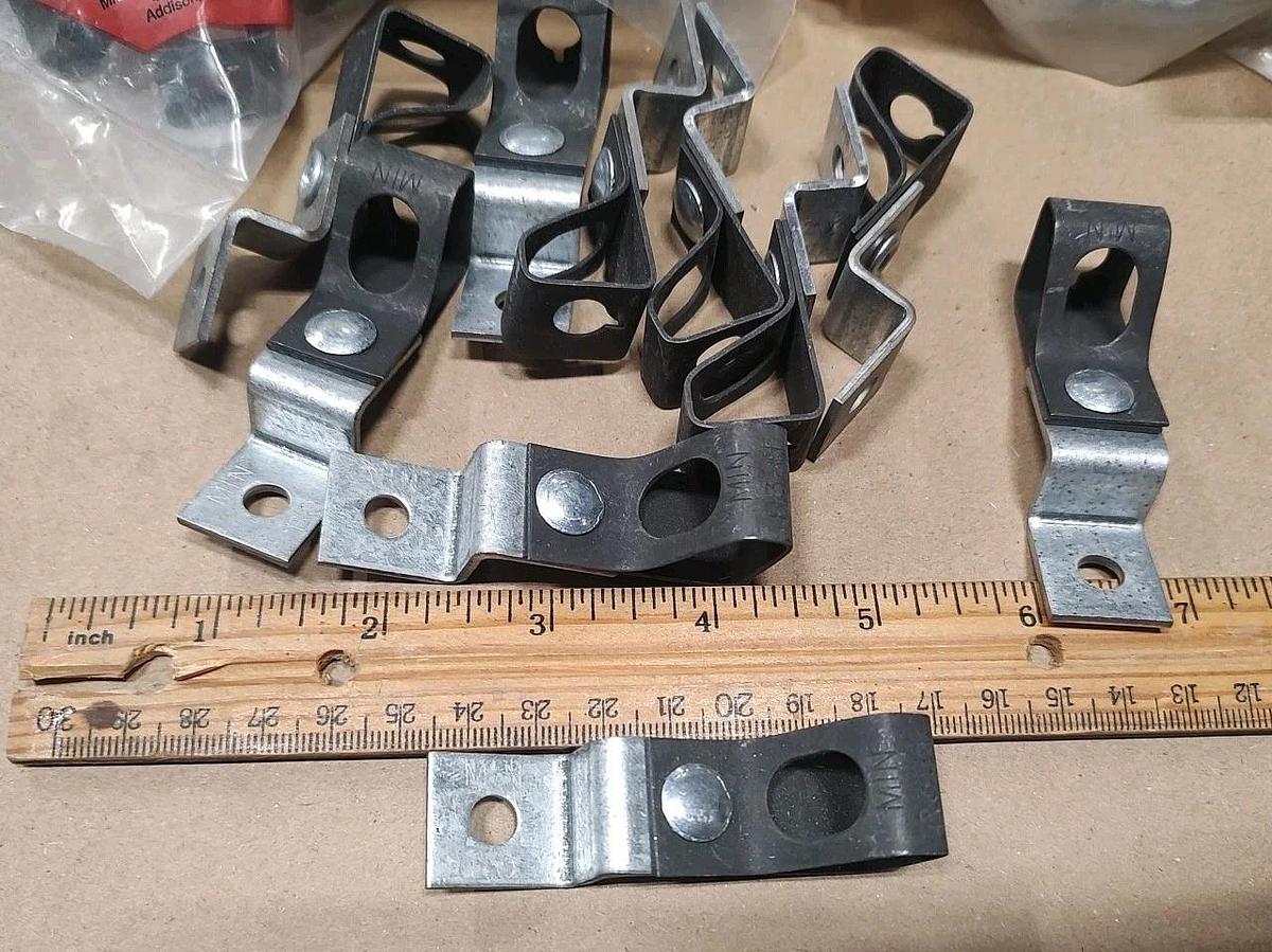 Lot Of 50 NOS MINERALLAC RO38TM Offset Bracket Support For 3/8" Threaded Rod