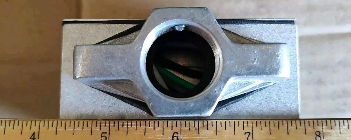NOS GE MPM-3PRW Fixture Fitting / HID High/Low Bay Mounting Box