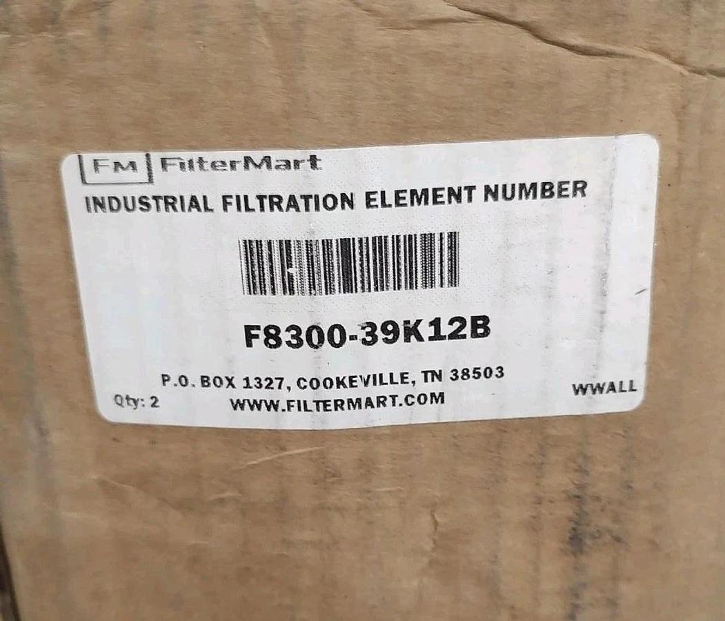 NEW FILTER-MART F830039K12B 12 MICRON Hydraulic Filter ELEMENT MSC#19515196