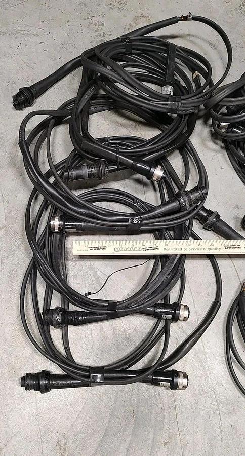 Used LOT Of 10 F0R PARTS ONLY Atlas Copco 4220-2636-05 PF4 Tool Cable 5m Long