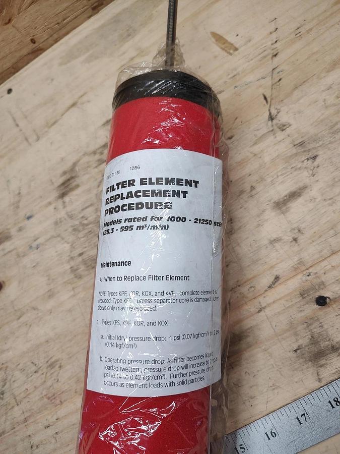 NEW No Box Kaeser OR-PV Replacement Filter Element For 1000-21250scfm