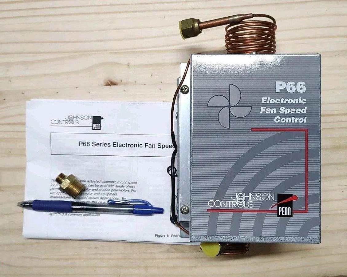 NEW in OPEN Box Johnson Controls P66BAB-1C TDR66A-4000 P66 Electronic Fan Speed