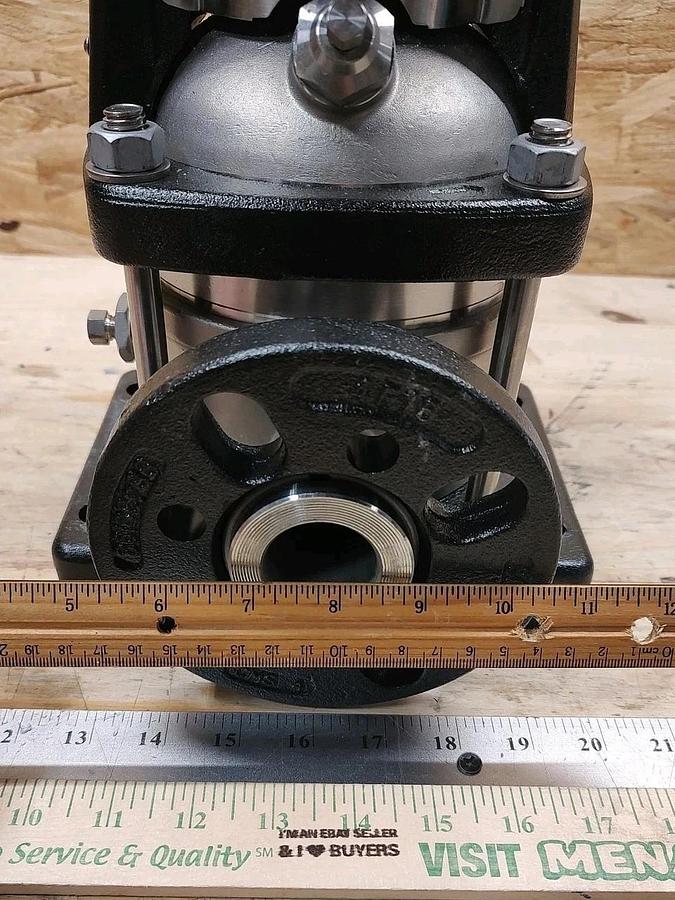 Used USED Grundfos CRN1S-3 A-P-G-E-HQQE Vertical Centrifugal Pump 1.5" 4.8gpm 9991558