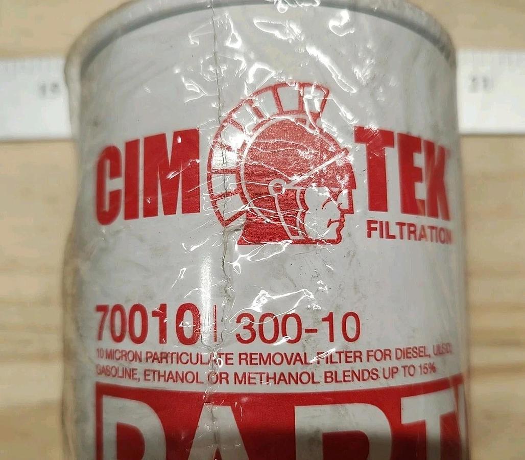NEW Cim-Tek 70010 300-10, Particulate Filter 10 Micron Gas Diesel ULSD Ethanol