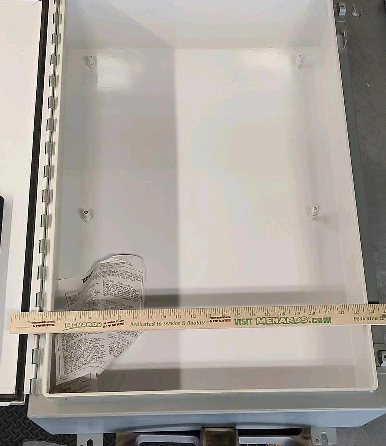 NEW &UNUSED Hoffman A362408LP Electrical Enclosure 36" Tall x 24" Wide x8" Deep