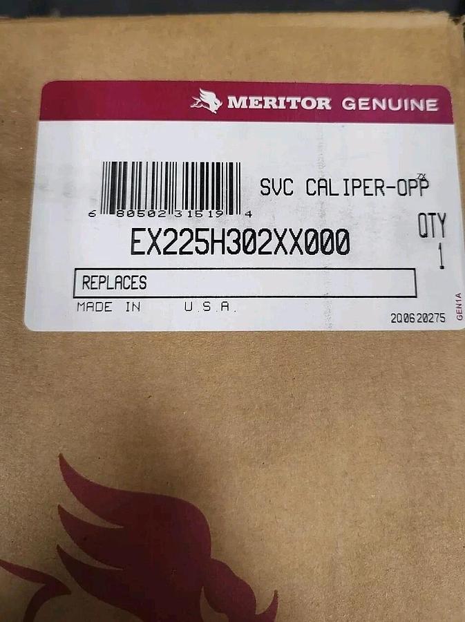 New In Open Box Meritor EX225H302XX000 NABI 6352435 SVC Caliper OPP
