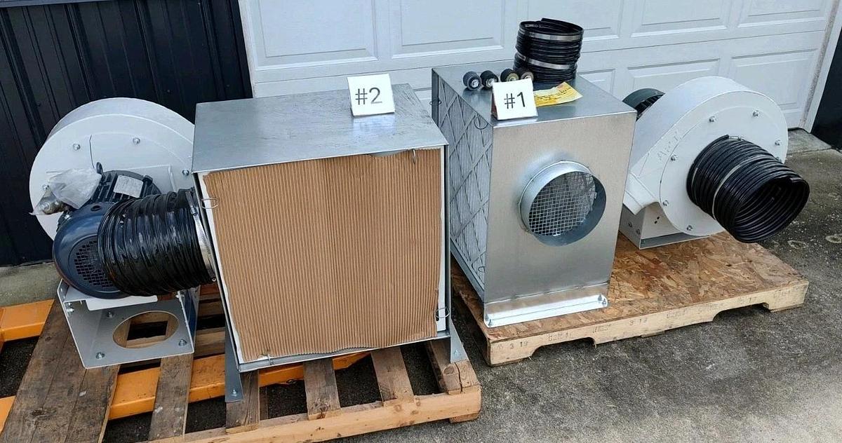 NEW Air Force 1 STL MCBPE7.5 Direct Drive Shot Removal Blower System w/inlet box