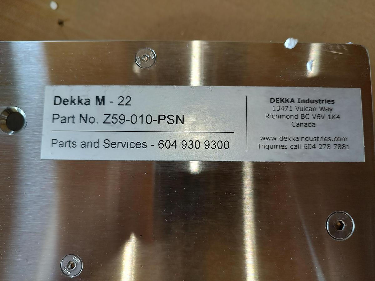 NEW in BOX Dekka Industries M-22 Z59-010-PSN High Performance 2" wide Tape Head