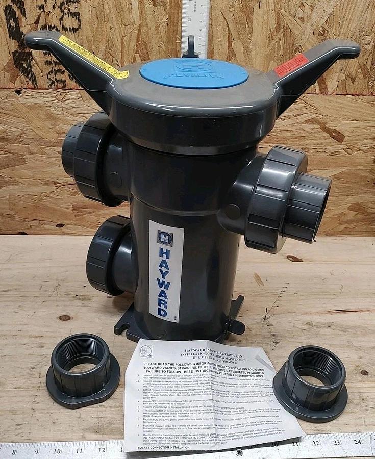 NEW 2" Hayward SB1200ST18 Simplex Basket Strainer PVC Socket/Thd Connectors