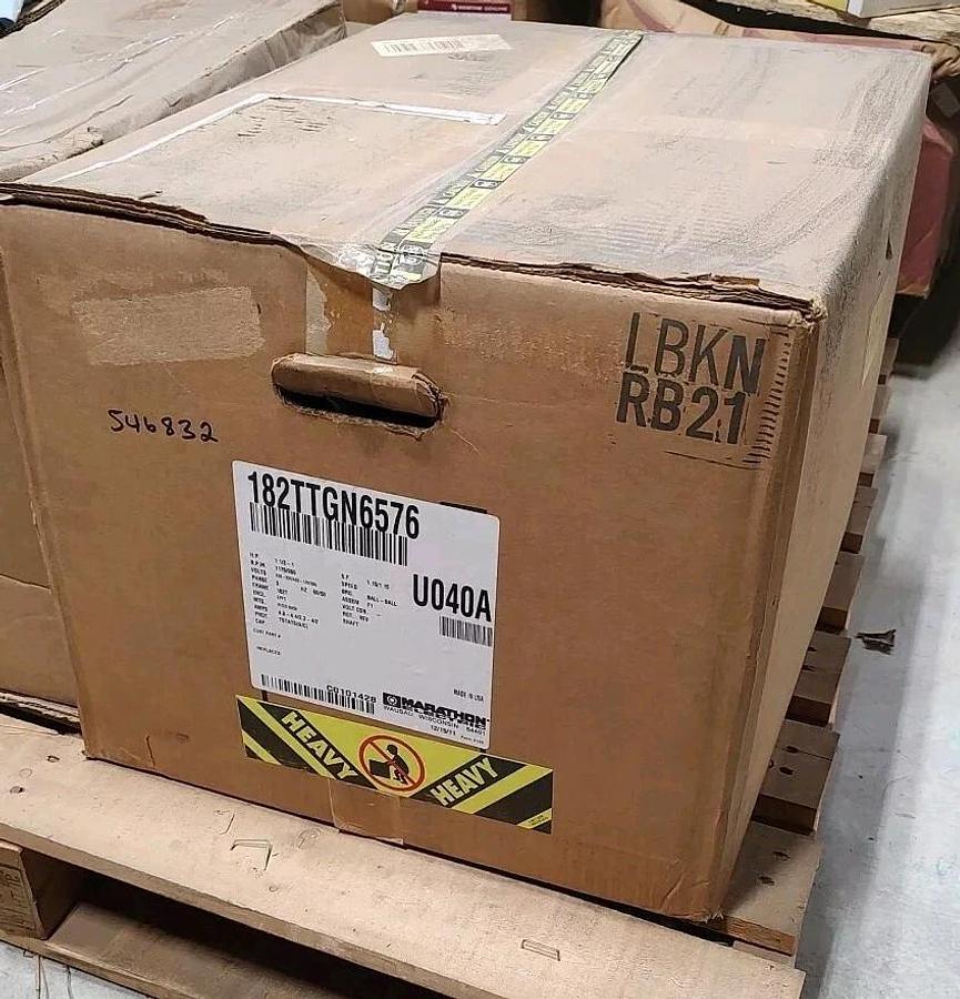 NEW Marathon 182TTGN6576 1.5HP 1765/1470 RPM 182T Frame 230/460 EPFC
