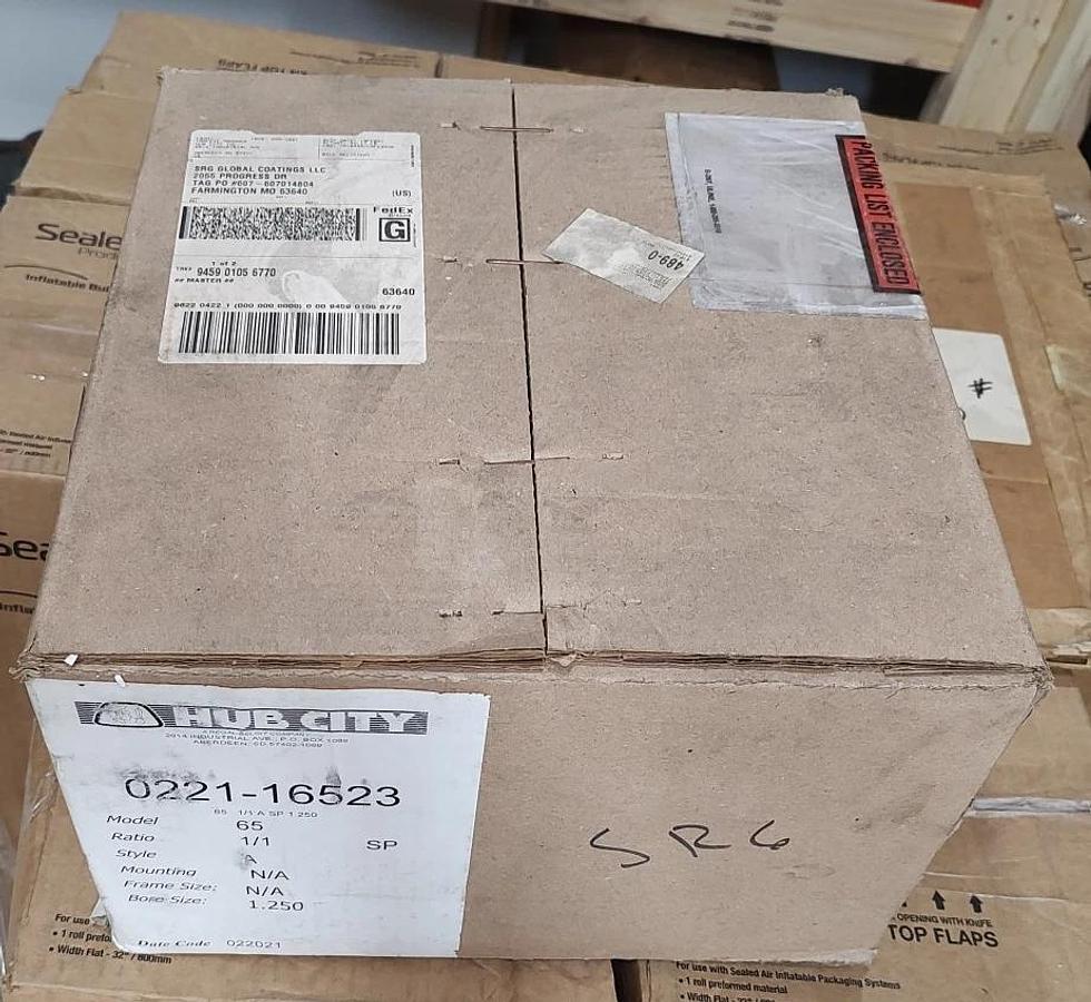 NEW & Sealed Hub City 0221-16523 Model 65 Style A 1:1 Ratio 1.250" Bore