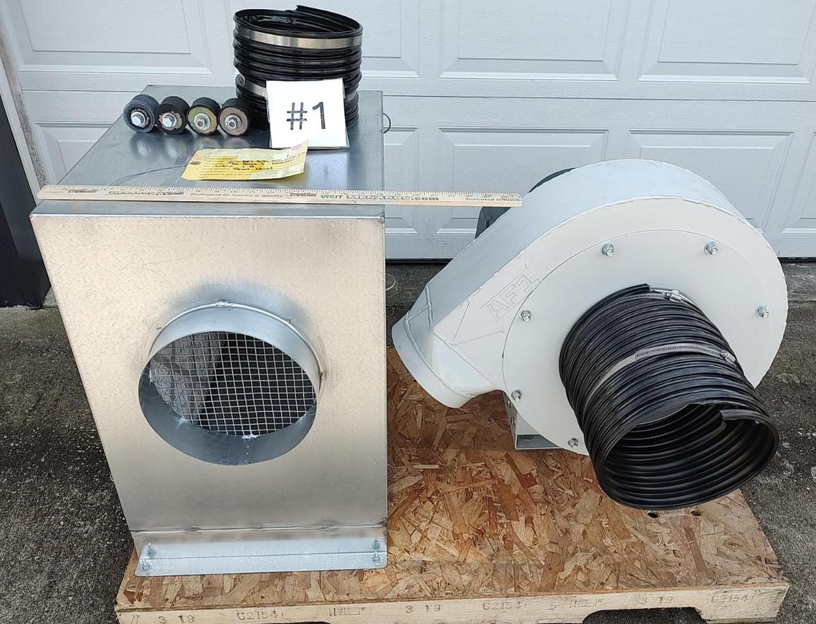 NEW Air Force 1 STL MCBPE7.5 Direct Drive Shot Removal Blower System w/inlet box