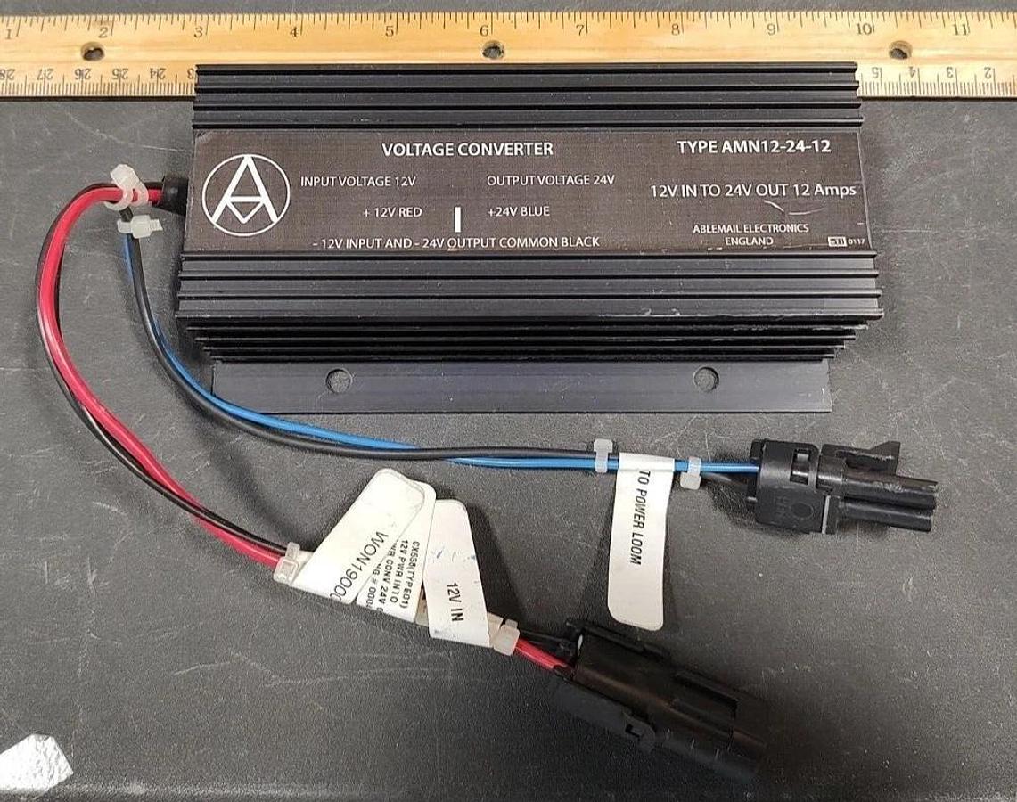 NEW ABLEMAIL ELECTRONICS AMN12-24-12 SWITCHING TYPE VOLTAGE CONVERTER