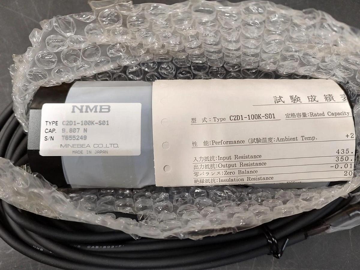 NOS MINEBEA / NMB LOAD CELL Type C2D1-100K-S01 - 100kg 220lb capacity