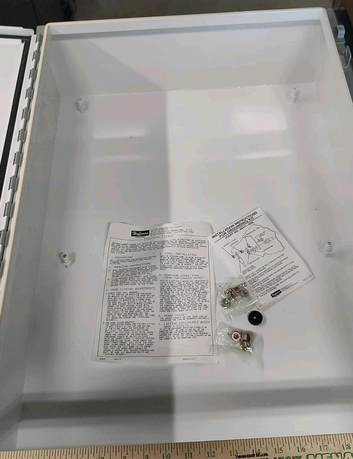 NEW &UNUSED Hoffman A362408LP Electrical Enclosure 36" Tall x 24" Wide x8" Deep
