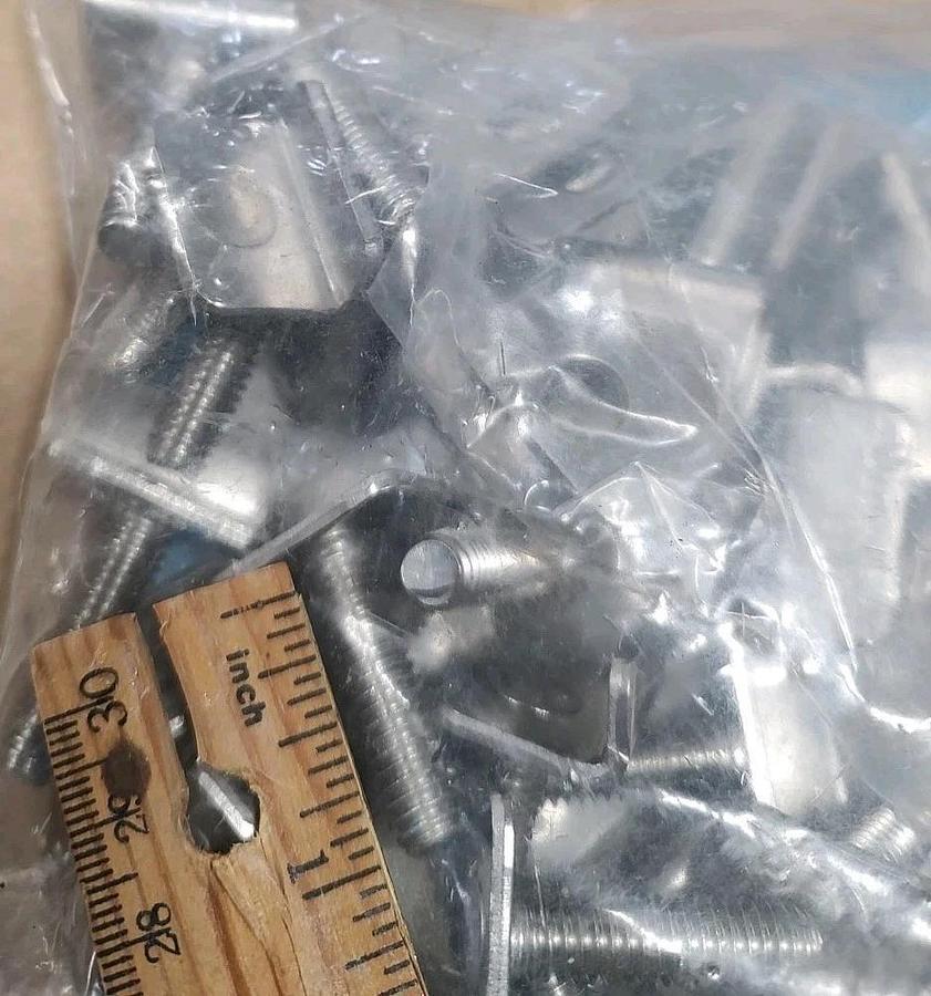 NEW Bag OF 20 SYSTEM PLAST VG-018-03 HEAVY DUTY RAIL CLIPS