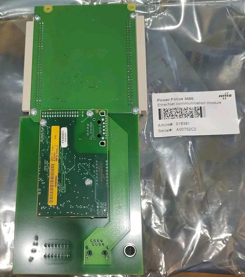 Used Atlas Copco 018381 Power Focus 3000 EtherNet Comm Module