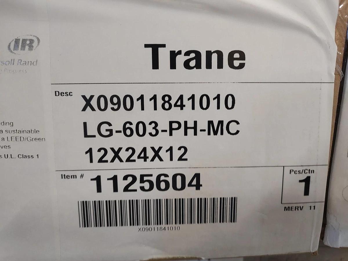 NEW Genuine TRANE Filter 1125604 LG-603-PH-MC 12 x 24 x 12 MERV 11